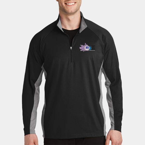 APLD Stretch Contrast 1/2 Zip Pullover Thumbnail