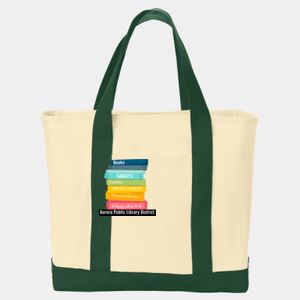 Ideal Twill Two Tone Shopping Tote Thumbnail