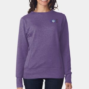 Ladies French Terry Crewneck Sweatshirt Thumbnail